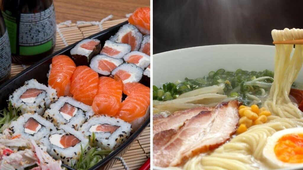 japan sushi and ramen
