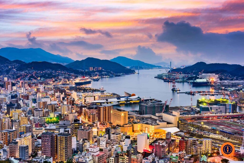 Japan city landscape