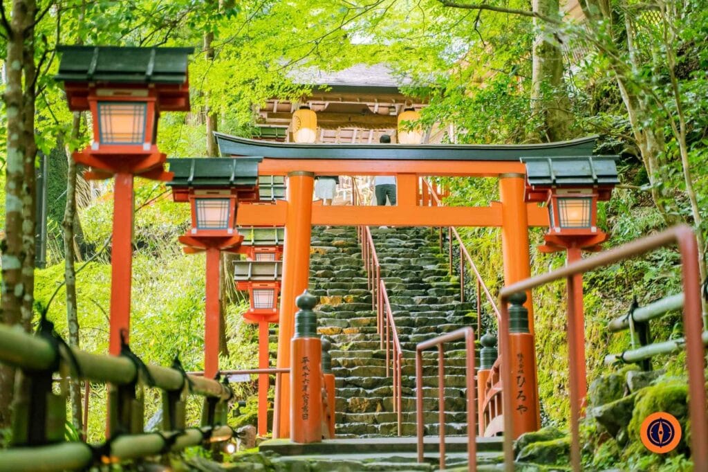 Kifune Shrine in Kyoto Japan