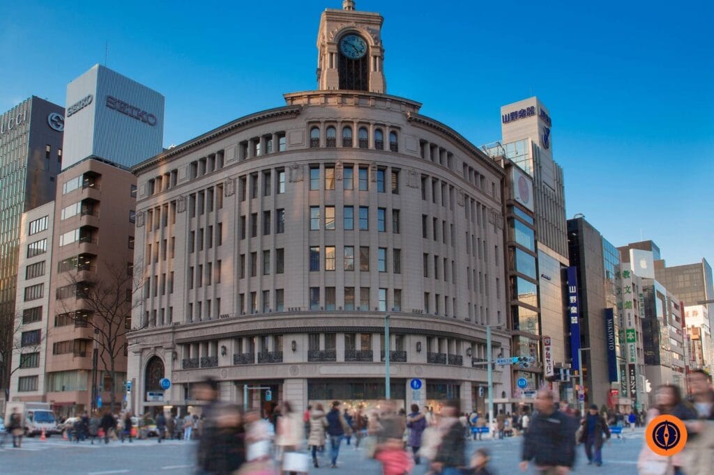 Ginza District, Tokyo, Japan