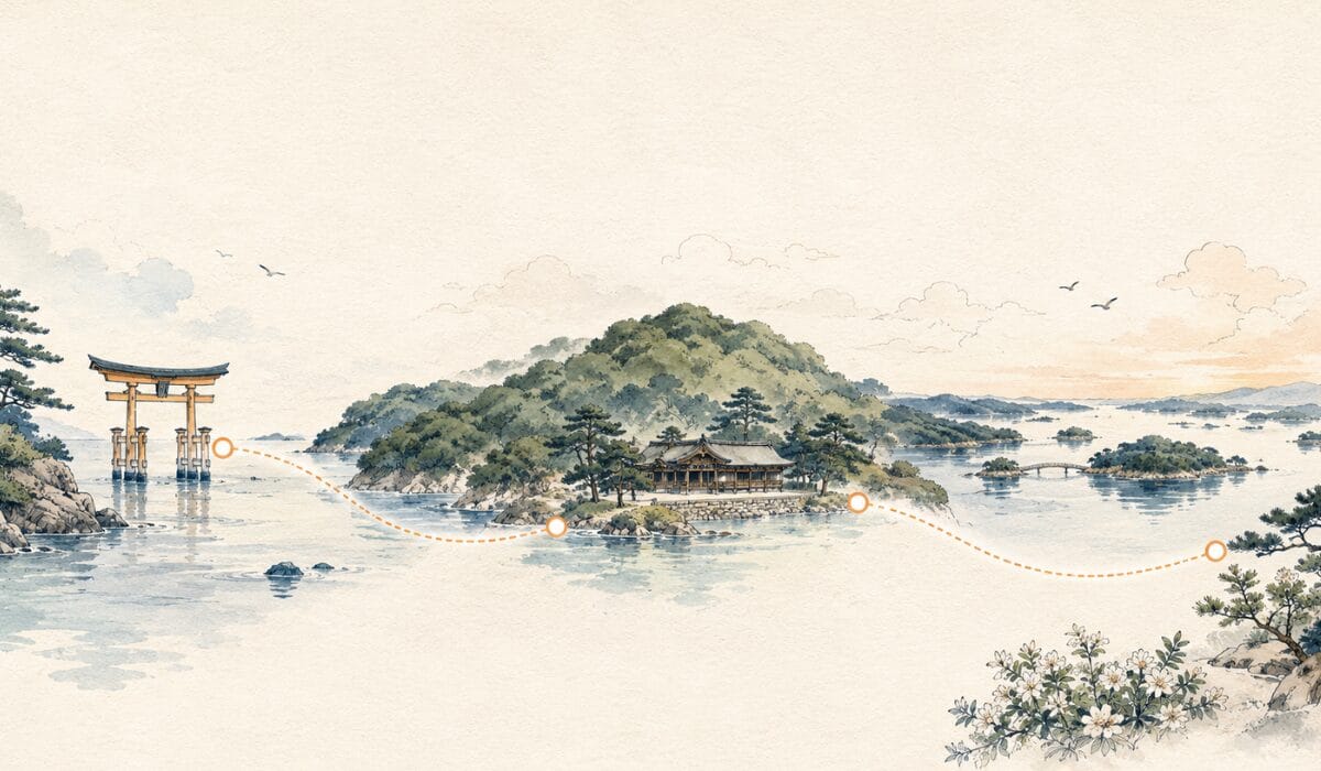 Illustrated 10-day Japan itinerary with an Ise-Shima coast and shrine extension